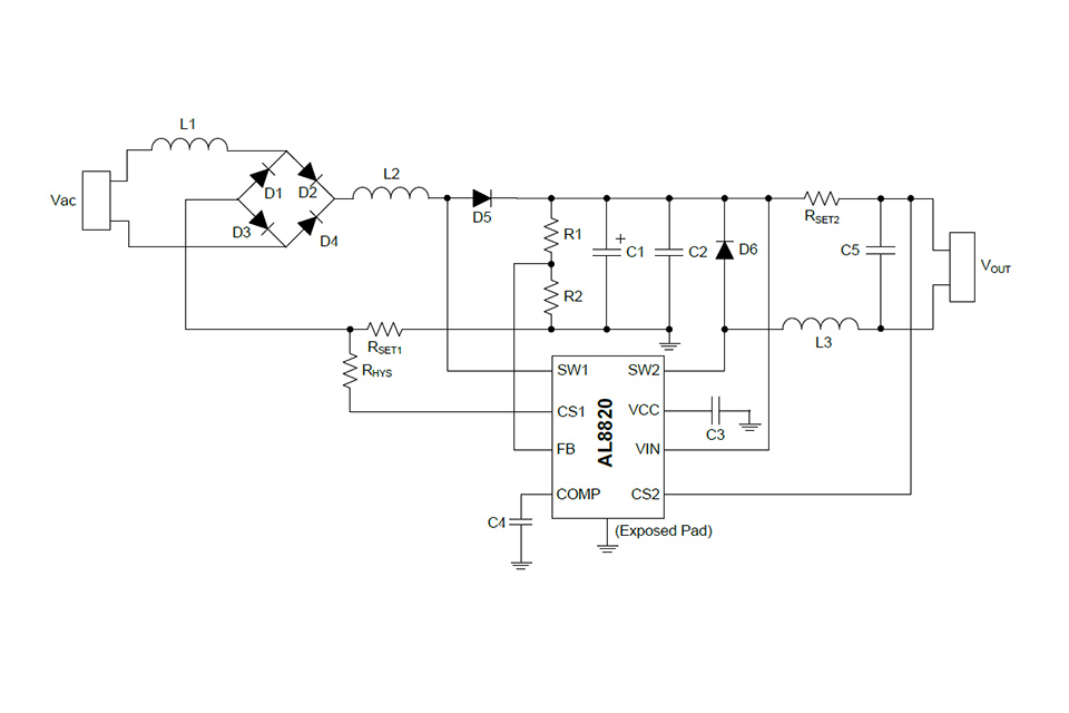 LED Driver from Diodes for NonDimmable MR16 Lamp Design — LED